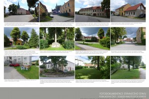 Urbanistická studie. Revitalizace historického centra městyse Přídolí.